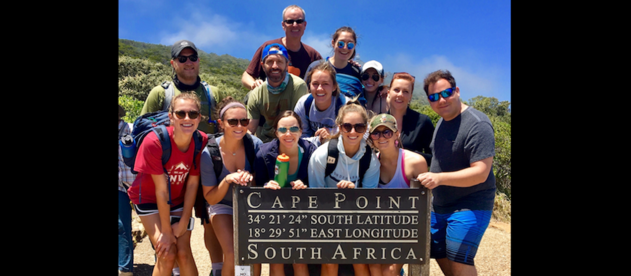 geography students on field quarter in south africa