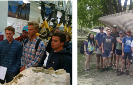 GEOL 2020 field trip to the DMNS paleontology lab and Dinosaur Ridge.