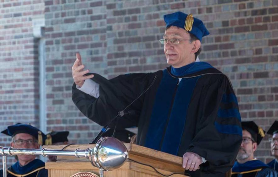 dean k giving commencement speech 2016