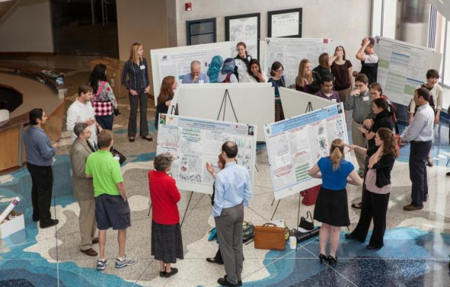 Faculty and students at the MCBP Symposium.