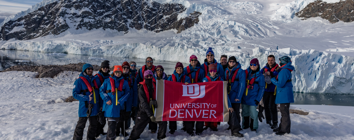 Students visit Neko Harbour as part of Antarctica field course.
