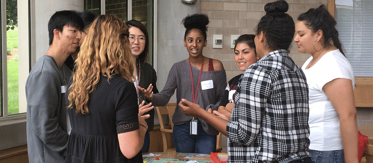 group project in olin rotunda