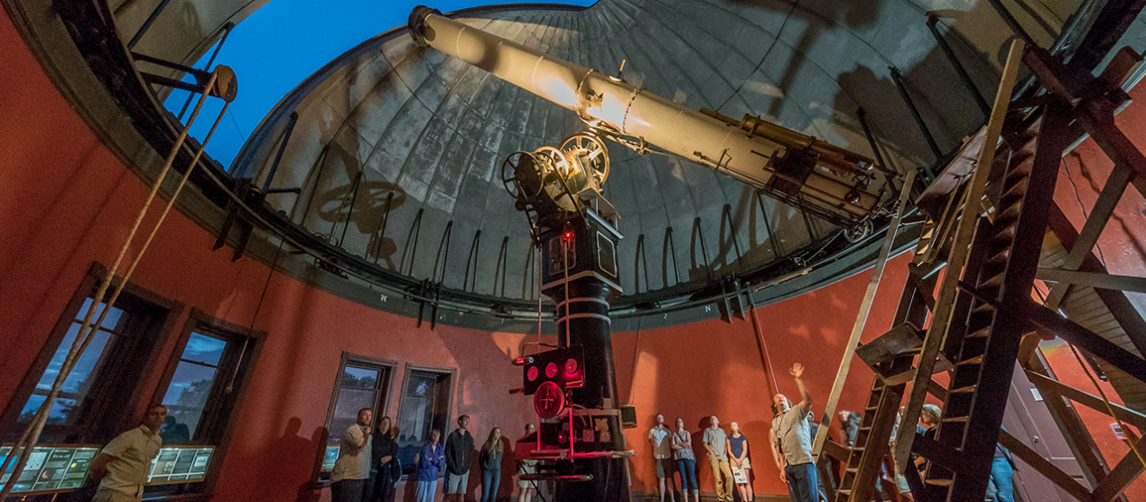 Chamberlin Observatory telescope on Open House night