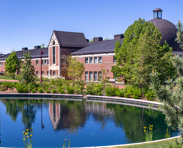 Olin Hall, home to the Department of Chemistry and Biochemistry