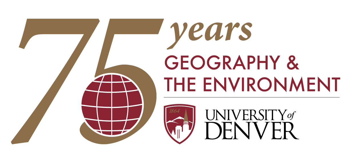 Geography & the Environment 75th anniversary logo